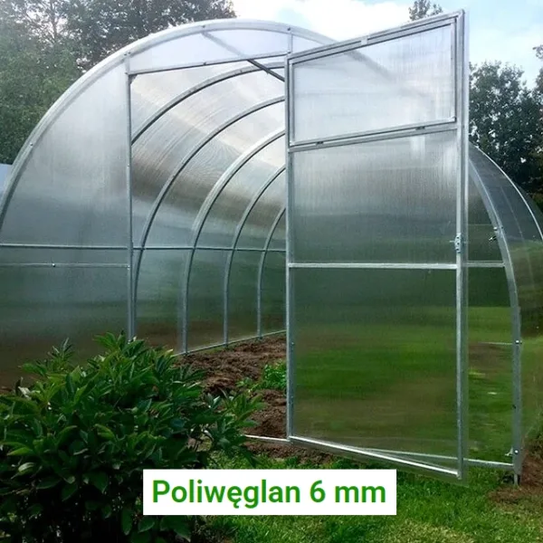 Szklarnia z poliwęglanu Lux 3x4 m, poliwęglan 4 mm
