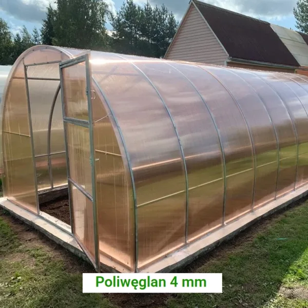 Szklarnia z poliwęglanu Lux 3x4 m, poliwęglan 4 mm
